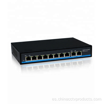 CCTV POE Switch 10/100 / 1000m para la cámara IP de HikVision